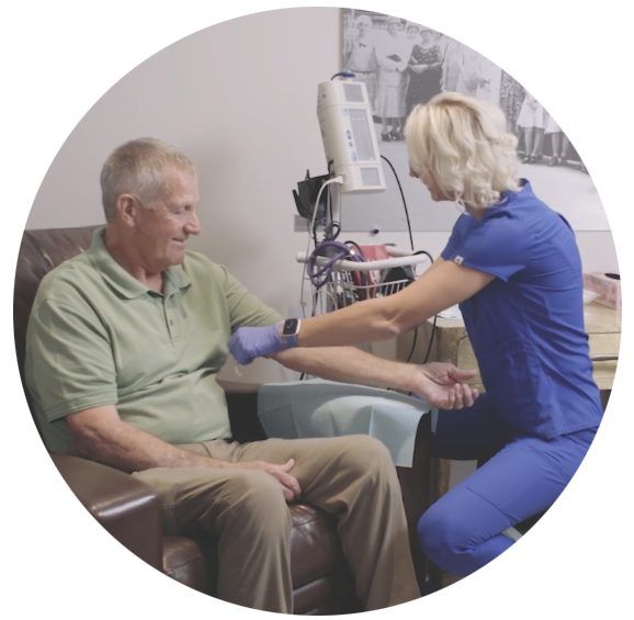 MG patient infusion